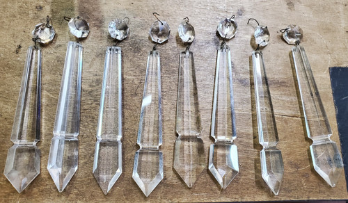 Set clear inch crystal - 8,